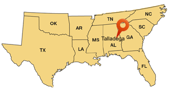 Serving the whole U.S., with active accounts in Texas, Arkansas, Mississippi, Tennessee, Alabama, Georgia, Florida, and South Carolina.